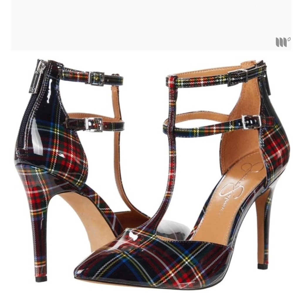 Jessica Simpson Pyllah Plaid Pumps Brand New in box - never worn. Size 11.